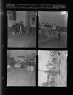 Kids playing with toys; possible groundbreaking at Formica plant (4 Negatives) (December 27, 1957) [Sleeve 29, Folder d, Box 13]